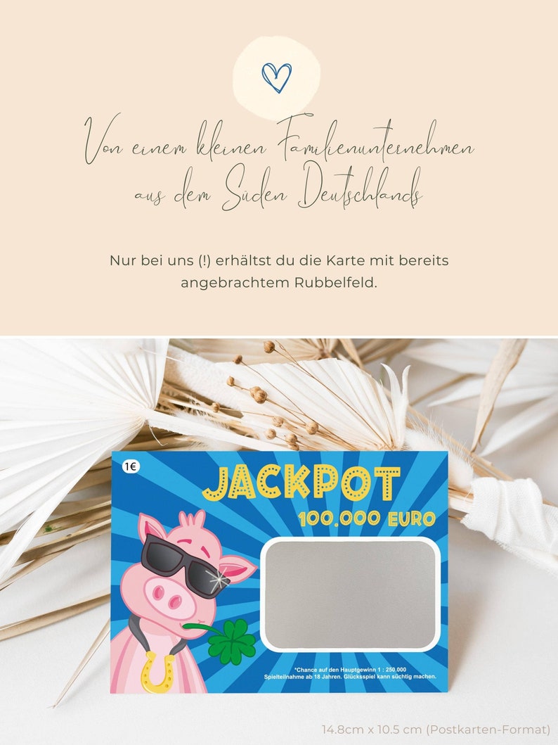 Schwangerschaft verkünden mit Lotto-Jackpotlosen Du wirst Papa Oma Opa Tante Onkel Uroma Uropa Schwangerschaft verkünden Großeltern image 4