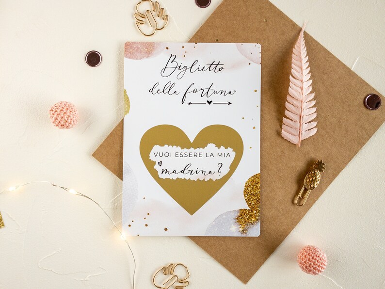 Vuoi essere la mia madrina Idee per chiedere di essere - Etsy Italia