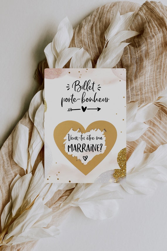 CARTE ANNONCE MARRAINE