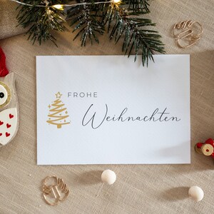 Weihnachtskarten Frohe Weihnachten Weihnachtskarten Set Weihnachtsgrußkarten Set image 9