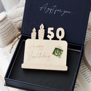 Geldgeschenke 50 Geburtstag Geldgeschenk zum 50 Geburtstag - Geldgeschenk 50 Geburtstag Frau - Geldgeschenk 50 Geburtstag Mann