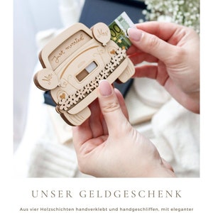 Geldgeschenk Hochzeit Geldgeschenke zur Hochzeit Hochzeitsgeschenke Geld Hochzeitsgeschenke für Brautpaar Geld schenken Bild 3