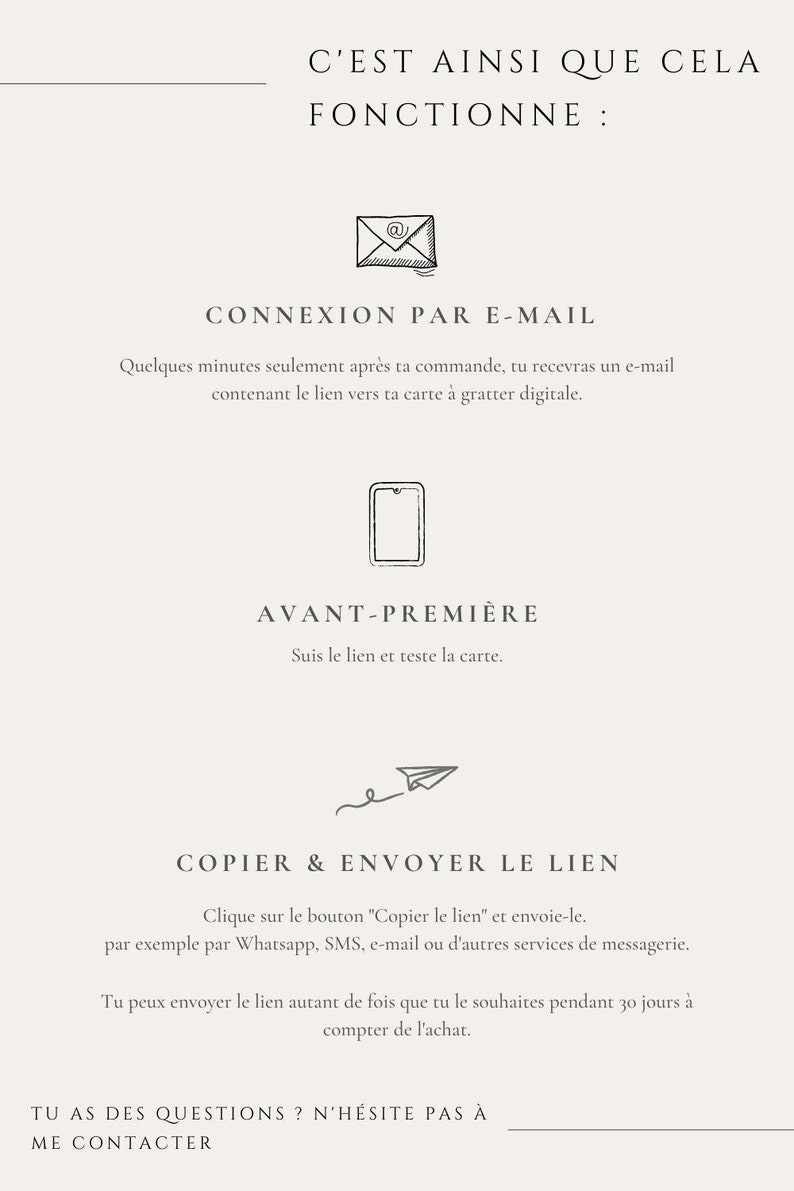 Carte á gratter digitale Garçon ou fille - Idee annonce sexe bebe - Gender reveal - Ecard Whatsapp image 3
