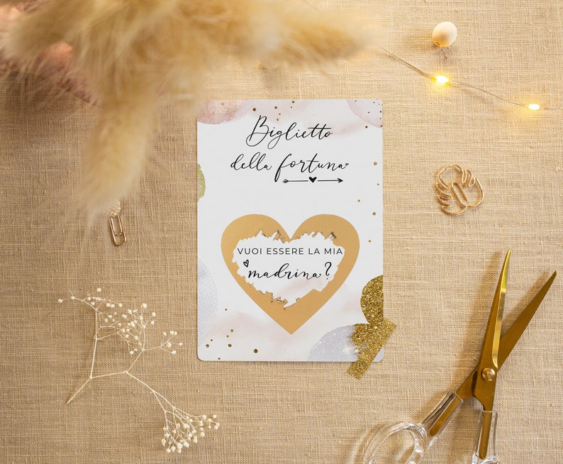 Vuoi essere la mia madrina Idee per chiedere di essere - Etsy Italia