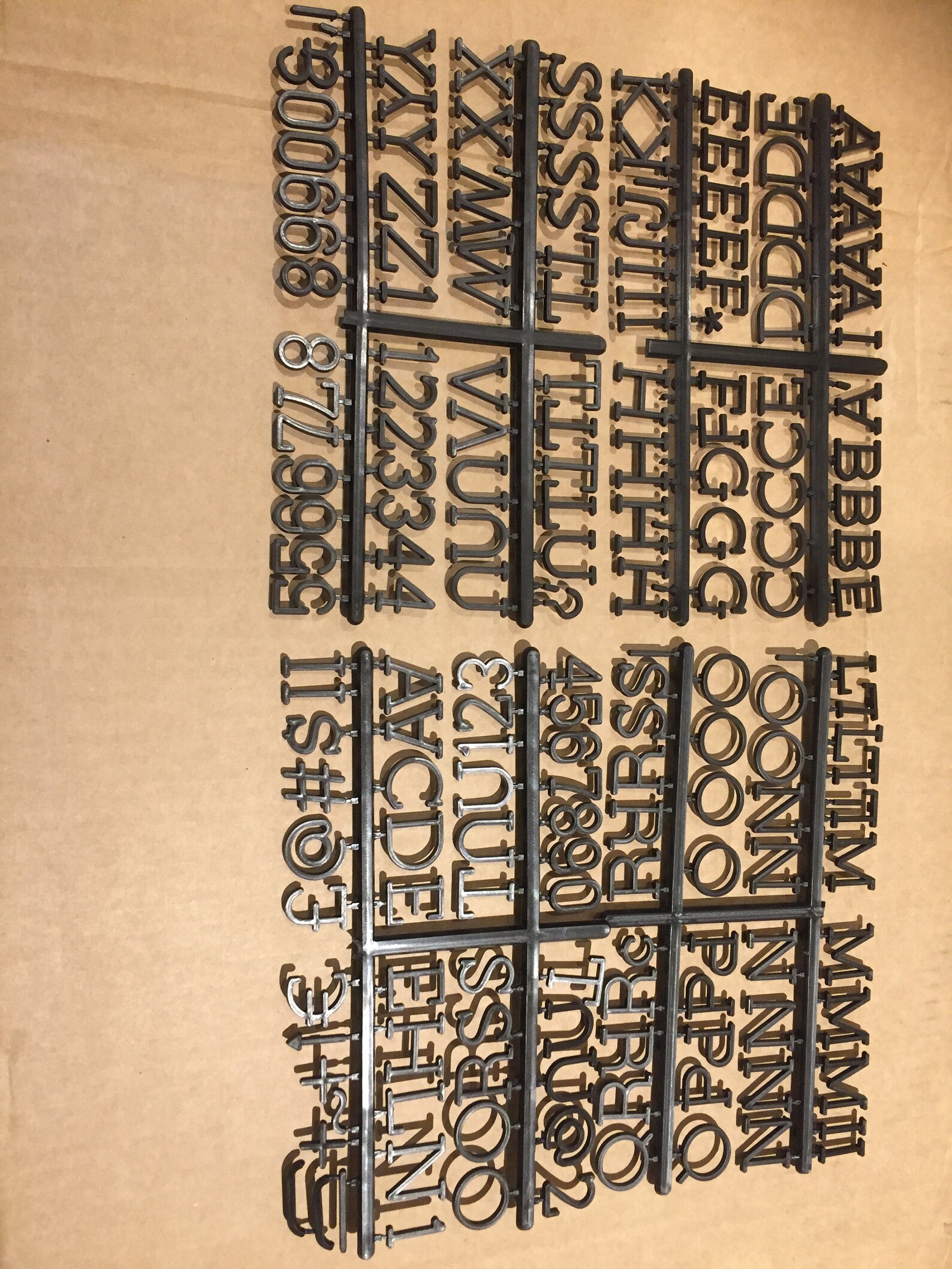 188 Black Letters/numbers/symbols for Letter Board Etsy UK