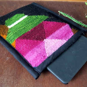 tapestry kindle pouch // upcycled