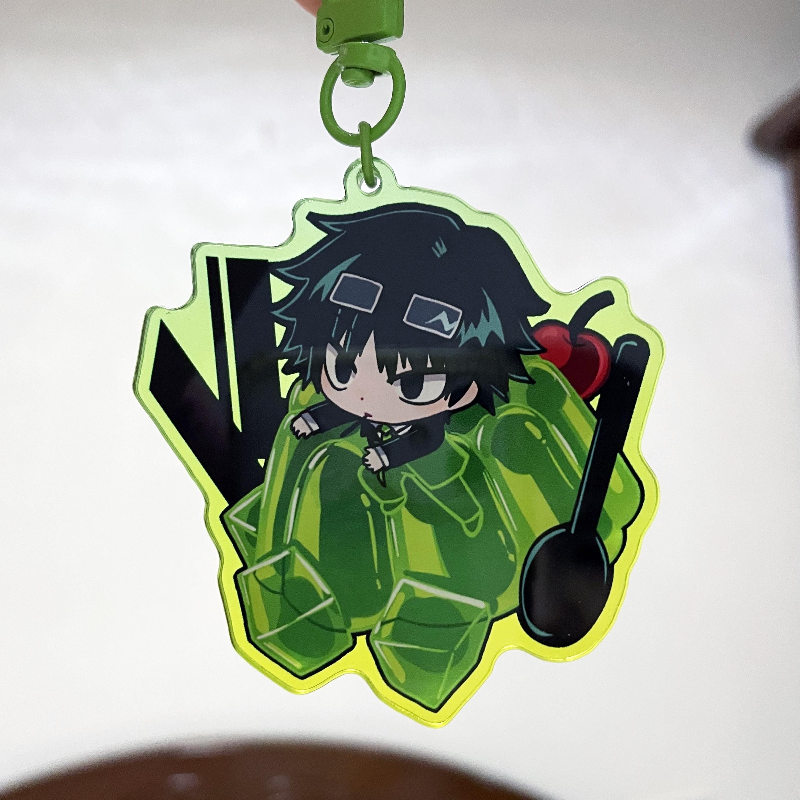 RESTOCKED Limbus Company: Samjo Green Jello Acrylic Keychain Fan