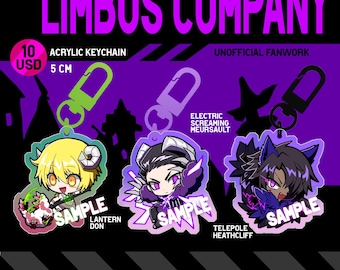 リンバスカンパニー　アクリルキーホルダー　12枚 グッズ-キーホルダー】Limbus Company アクリルキーホルダー