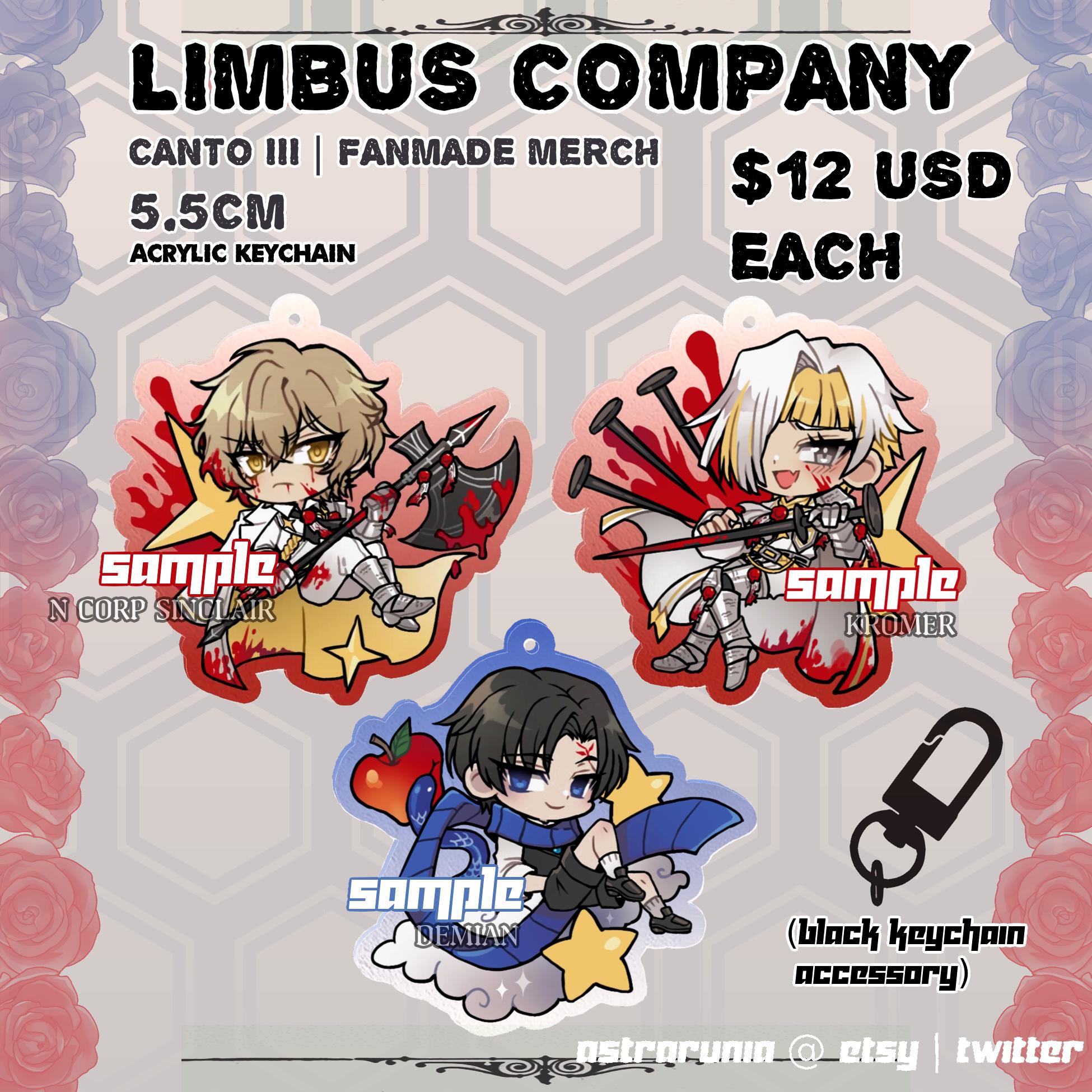 Limbus Company | Canto 3: the Unconfronting | Acrylic Keychain