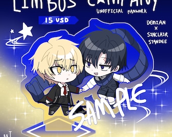 RESTOCKED Limbus Company: Sinclair Demian Small Acrylic Standee Unofficial Fanmerch