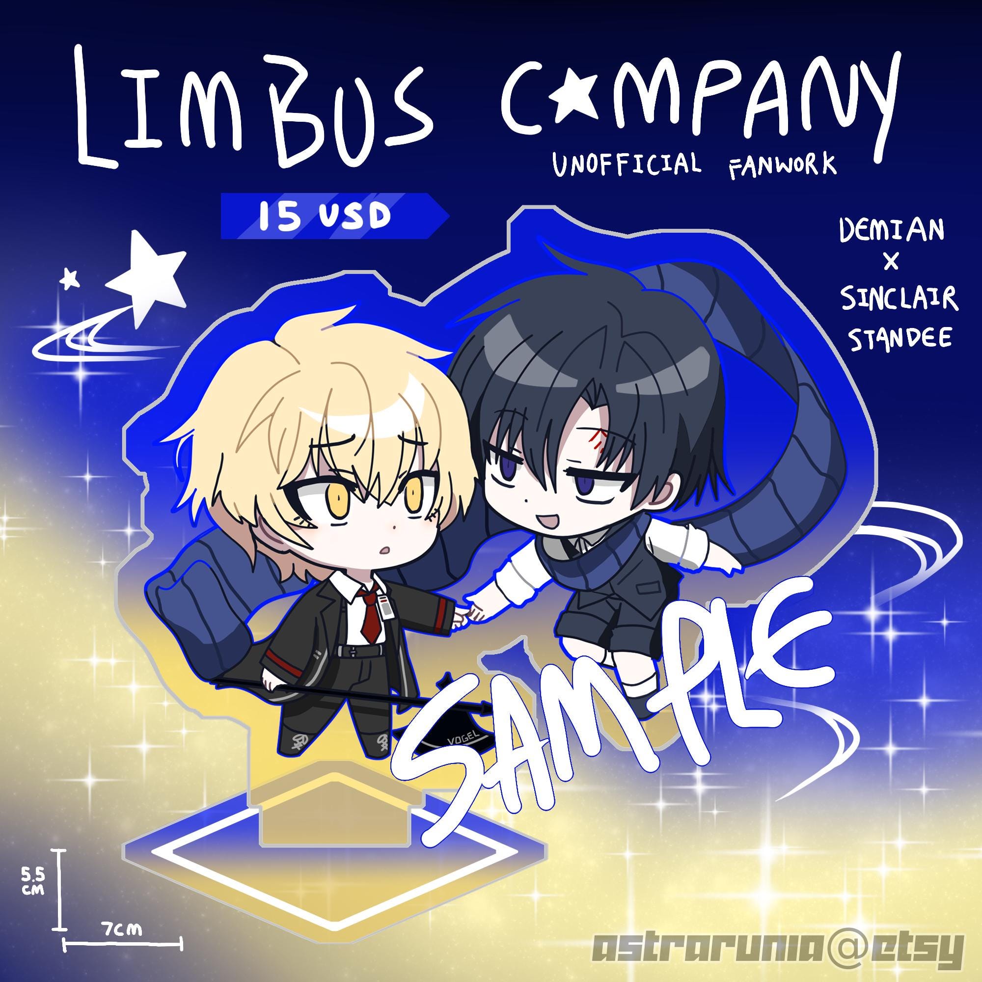 再入荷 Limbus Company: シンクレア・デミアン 小型アクリルスタンド