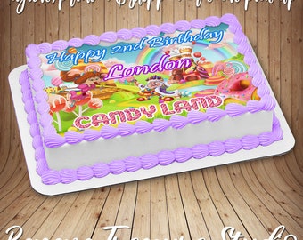 Candyland Cake Etsy