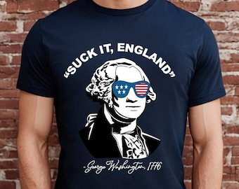 Funny 4th of July Tee Shirt humor fourth independence day George Washington 1776 quote T-shirt