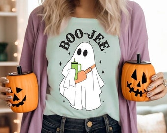 Halloween Ghost Shirt, Boo Jee Shirt, Spooky Ghost Tee, Halloween Gifts, Spooky Season, Boo Shirts, Cute Boo Ghost Shirt
