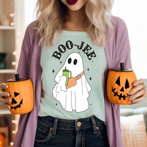 Halloween Geist Shirt, Boo Jee Shirt, Spooky Ghost Tee, Halloween Geschenke, Spooky Season, Boo Shirts, süßes Boo Ghost Shirt