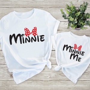 Minnie or Minnie Me T Shirt // ONE SHIRT ONLY // Family Vacation Matching Mommy and Me, minnie mouse shirt image 3