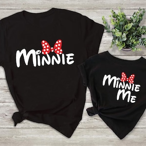 Minnie or Minnie Me T Shirt // ONE SHIRT ONLY // Family Vacation Matching Mommy and Me, minnie mouse shirt