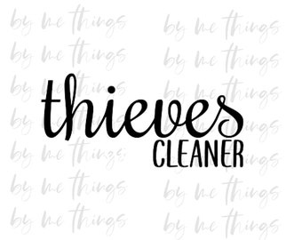 Thieves Cleaner Label- DIGITAL DOWNLOAD