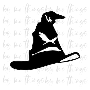Instant Download SVG PNG file. Sorta hat inspired by hairy potter
