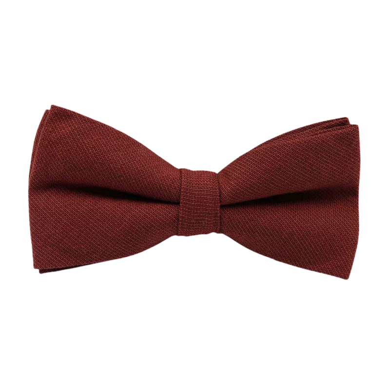 Cinnamon Mens Skinny Tie Adult & Kids Matching Bow Ties Etsy