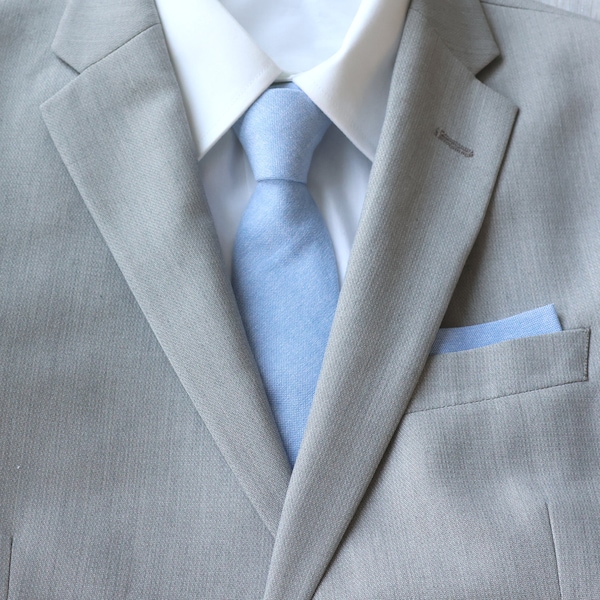 Sky Blue Tie Light Blue Men's Tie | Groom | Groomsmen | Blue Bow Tie for Men | Blue Wedding | Bow ties for Boys | Blue Neckties | Menswear