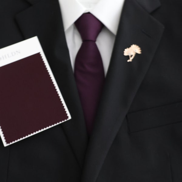 sparkly purple tie