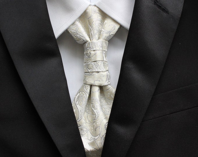 Great British Tie Club Sciarpa-cravatta In Raso Prelegata Per Uomo: Eleganza Per Matrimoni E Cerimonie
