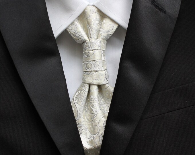 Great British Tie Club Sciarpa-cravatta In Raso Prelegata Per Uomo: Eleganza Per Matrimoni E Cerimonie