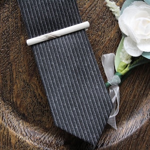 Sonoma Silver Tie Clip | Silver Tie Bar | Groomsmen Gift | Suit Accessories | Gifts for Men | Father's Day | Men's Accessories