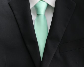 Mint Green Men's Tie | Mint Tie | Mint Green Weddings | Azazie Mint Green | Men's Necktie | JJs House | Mint Necktie | Men's Wear