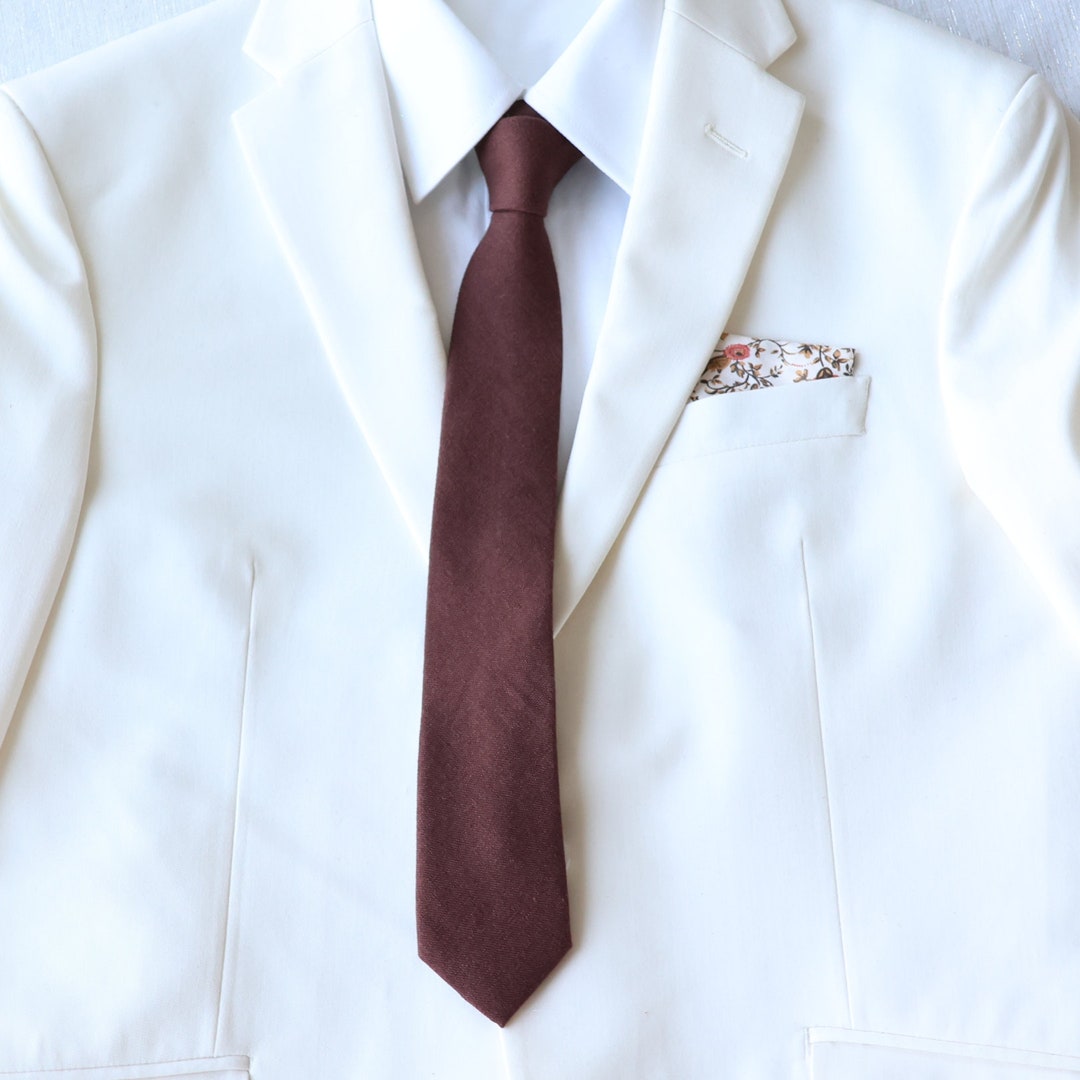 mens ties brown