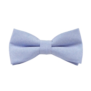 Sky Blue Tie Light Blue Bow Tie | Groom | Groomsmen | Blue Bow Tie for Men | Blue Wedding | Bow ties for Boys | Blue Neckties | Menswear