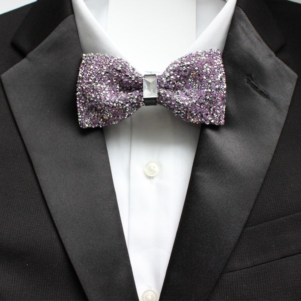rhinestone bow tie men