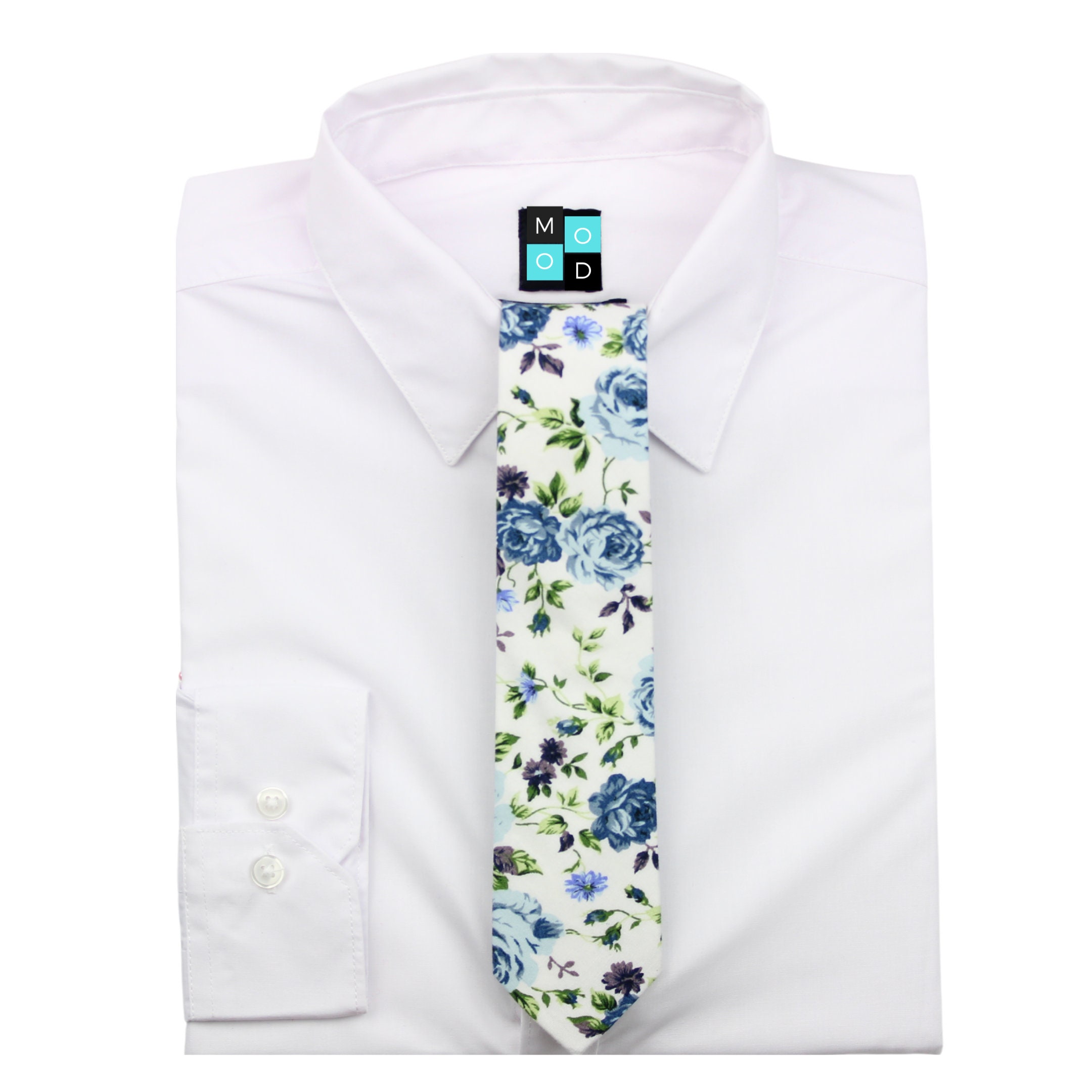Set Cravatta Uomo Skinny Floreale Con Fazzoletto Da Taschino In Cotone, Realizzato A Mano, Ideale Per Matrimoni E Occasioni Speciali
