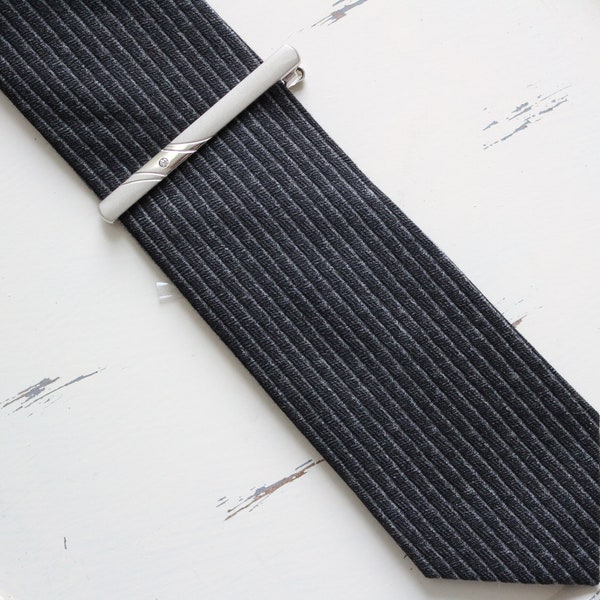 slim wool tie