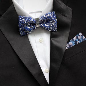mens sparkly bow tie