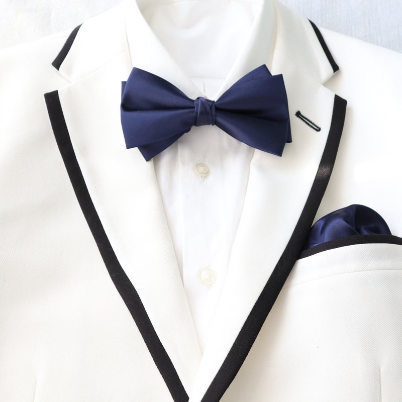 Mayoral Navy Cotton Bow Tie main image 1
