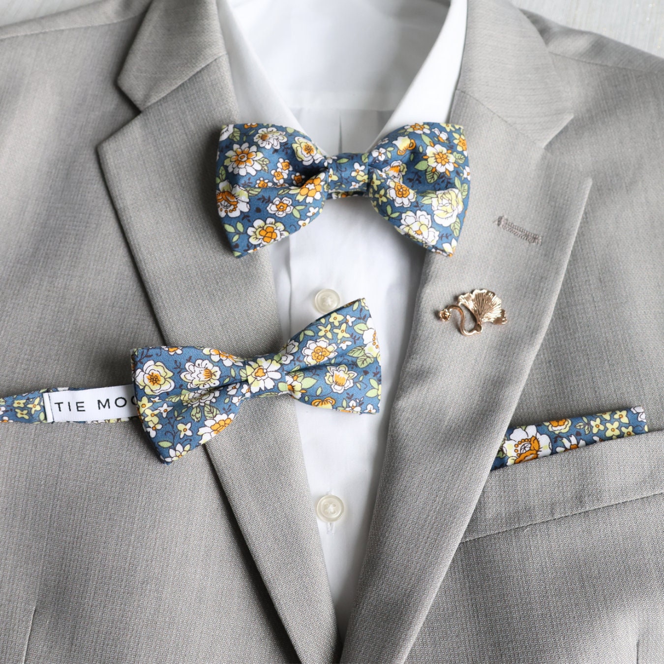 cotton floral ties