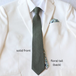 Olive Green Men&#39;s Tie | Olive Green Tie | Men&#39;s Necktie | Green Weddings | Rustic Weddings | Ties for Men | Gifts for Him | Gifts for Dad