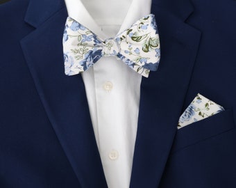 Amazon.com: Man of Men Blue Bow Ties for Men, Baby Blue Bow
