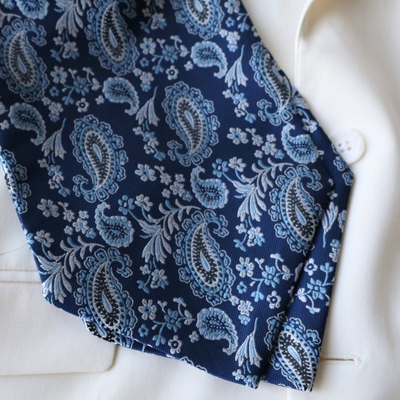 Set Ascot E Fazzoletto Uomo - Cravatta Paisley Elegante Per Matrimoni E Eventi - Regalo Chic - Foto 4