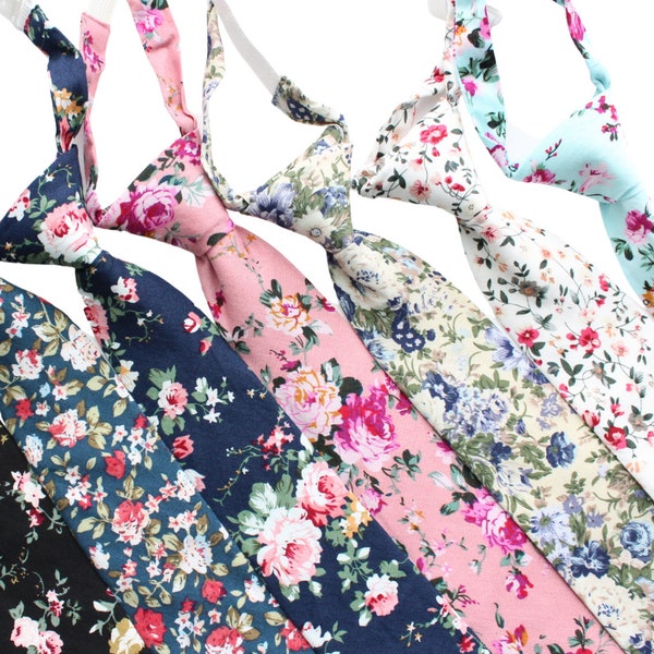 necktie floral