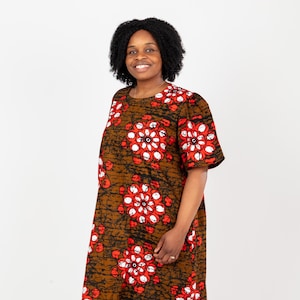 African Print Ladies Maxi Ankara Dress
