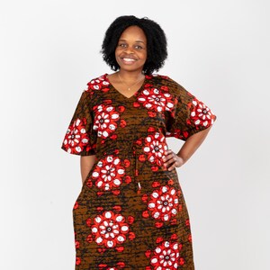 African Print Ladies Maxi Ankara Dress