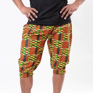 African Print Mens Kente Short
