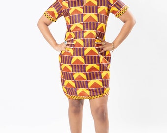 African Print Ladies Ankara Shirt Dresses