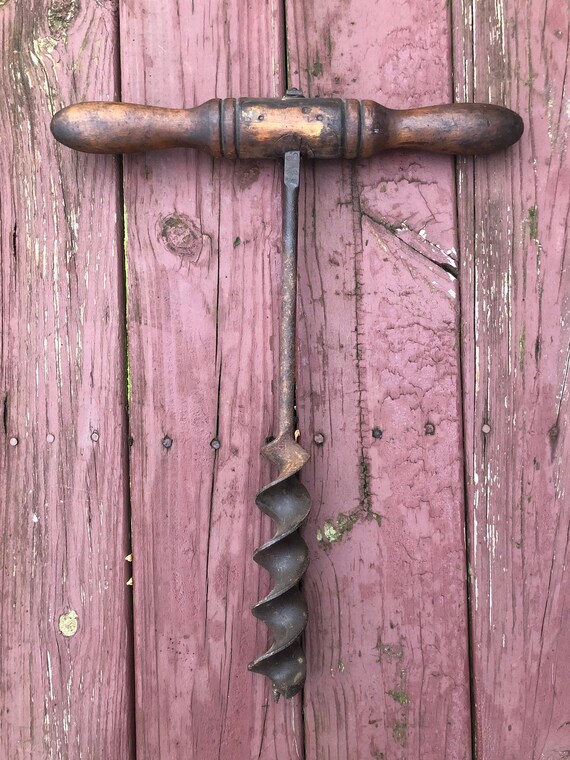 Vintage Auger / Barn Drill Etsy