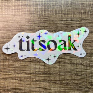 This Is The Skin of A Killer Titsoak Twilight Vinyl Sticker