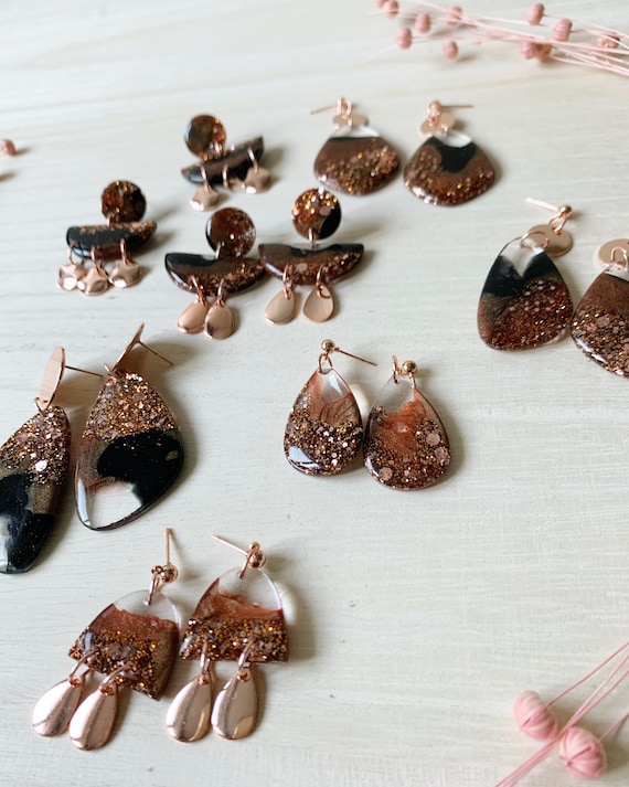 Resin 2024 statement earrings