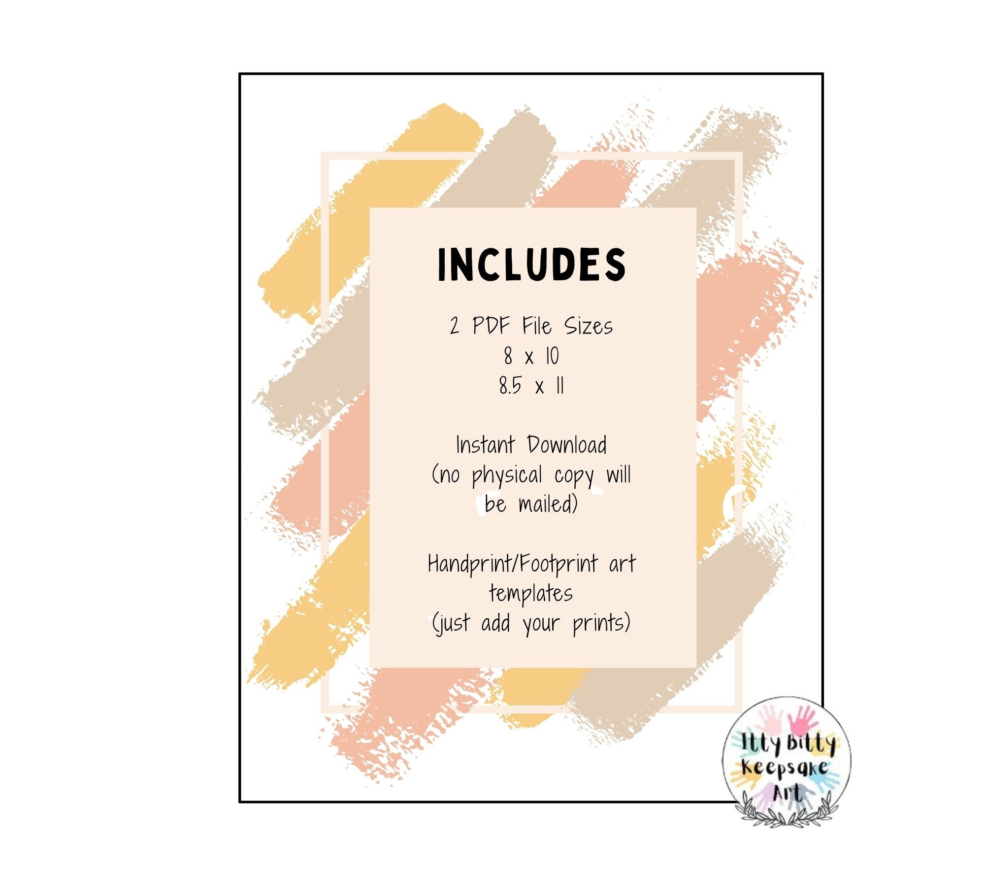 Fall Tree Handprint Art Template: DIY Kids Craft (digital Download) - Etsy